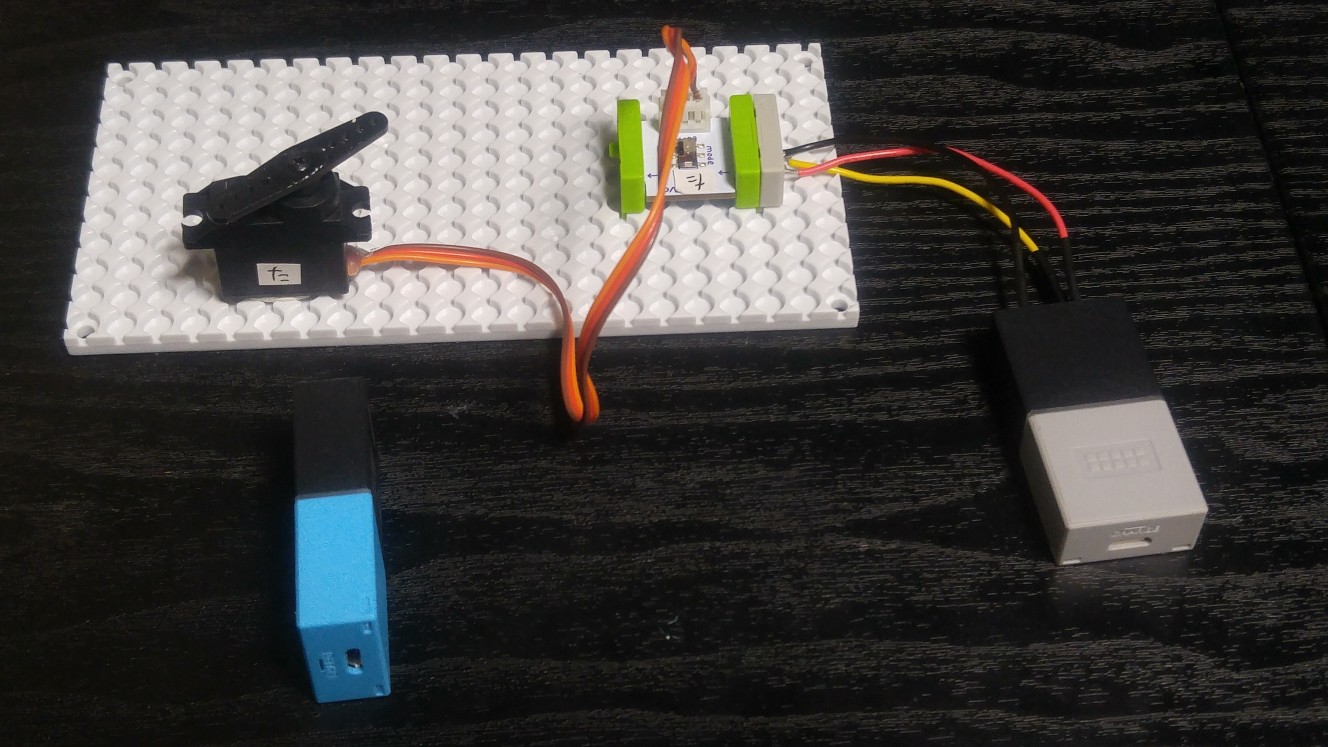 littleBitsのサーボモジュールとMESHのGPIOタグと・Move（動き）タグを連携するメモ のサムネイル