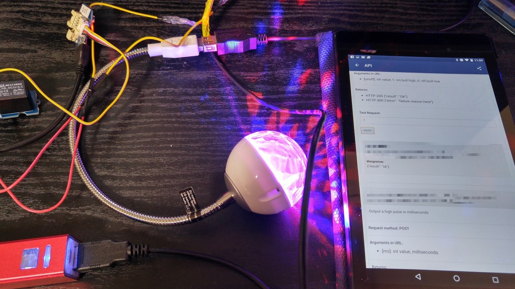 Wio Node＋Grove リレー＋USB延長ケーブルでUSBライトをIoT化させるメモ のサムネイル