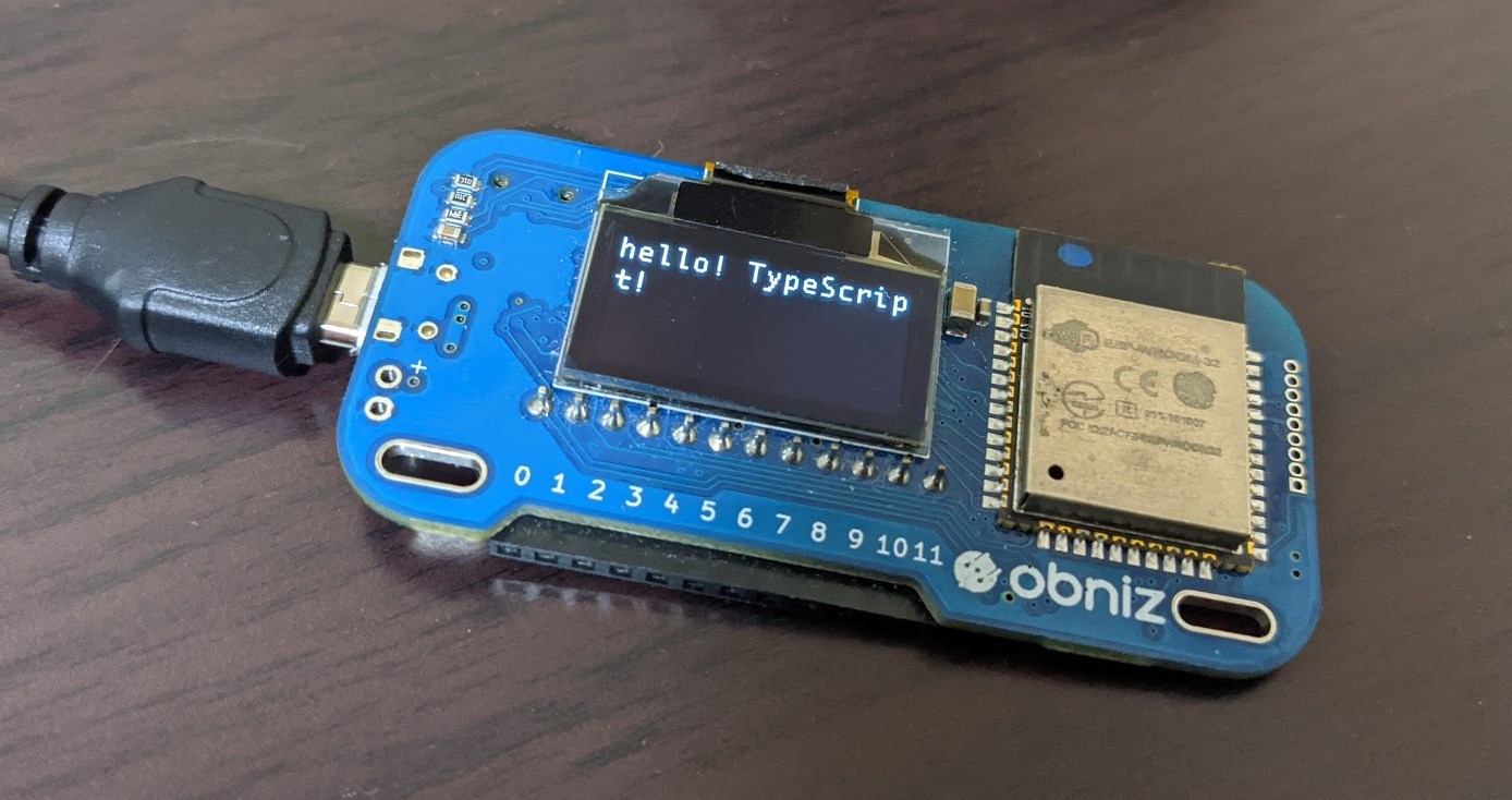 obnizのソースをTypeScriptで書いたメモ のサムネイル